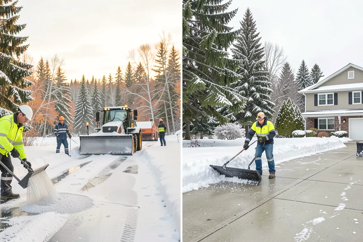 Snow Hauling in Duvall, King County, WA - Assess pile locations and total volume