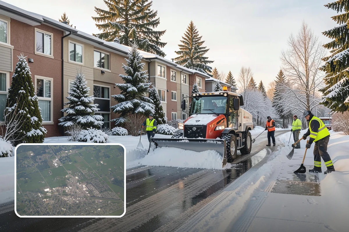 Snow Hauling in Enumclaw, King County, WA - Recovers parking and usable space lost to piles