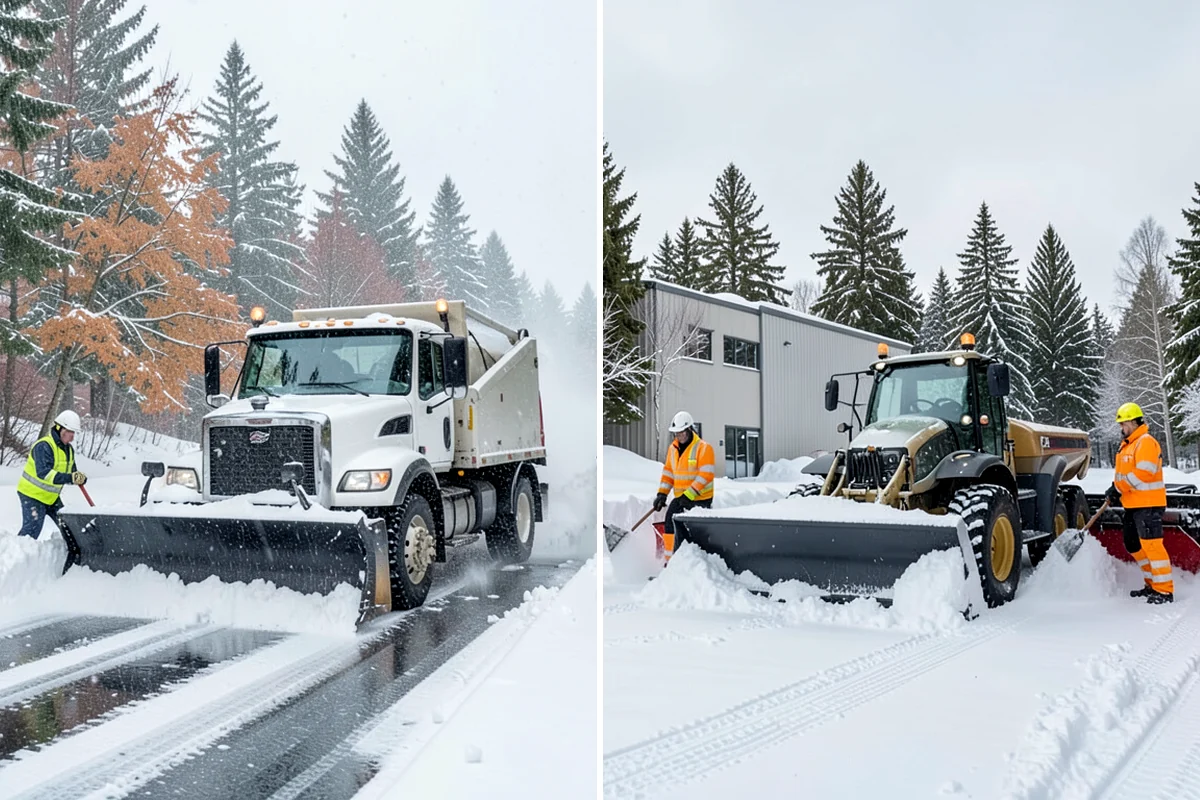 Snow Hauling in Enumclaw, King County, WA - Assess pile locations and total volume