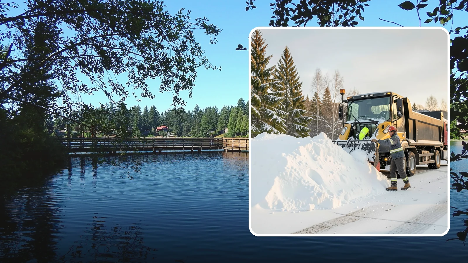 Snow Hauling in Federal Way, King County, WA - We load and haul accumulated snow off your property when there is no room left to store it on site.