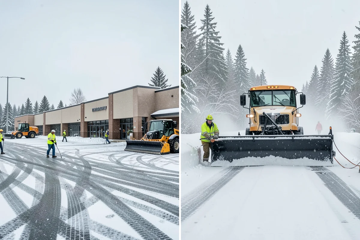 Snow Hauling in Federal Way, King County, WA - Assess pile locations and total volume