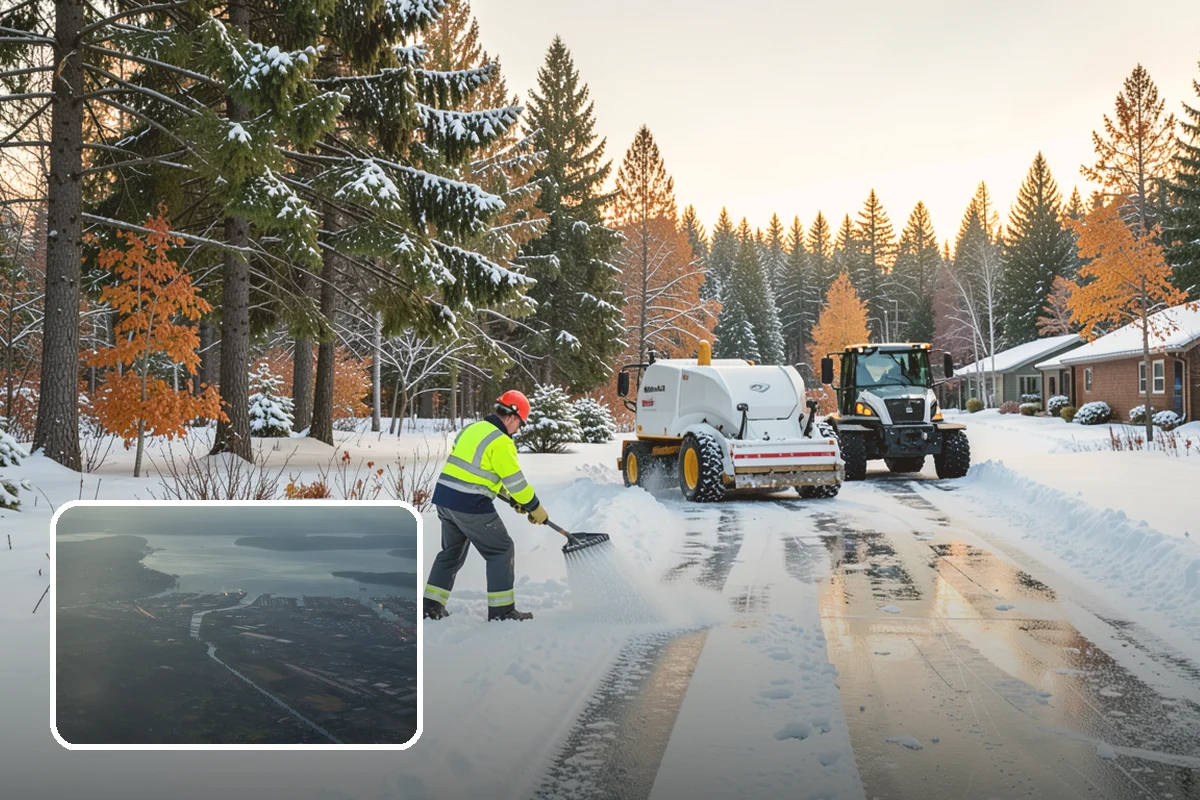 Snow Hauling in Fife, Pierce County, WA - Recovers parking and usable space lost to piles