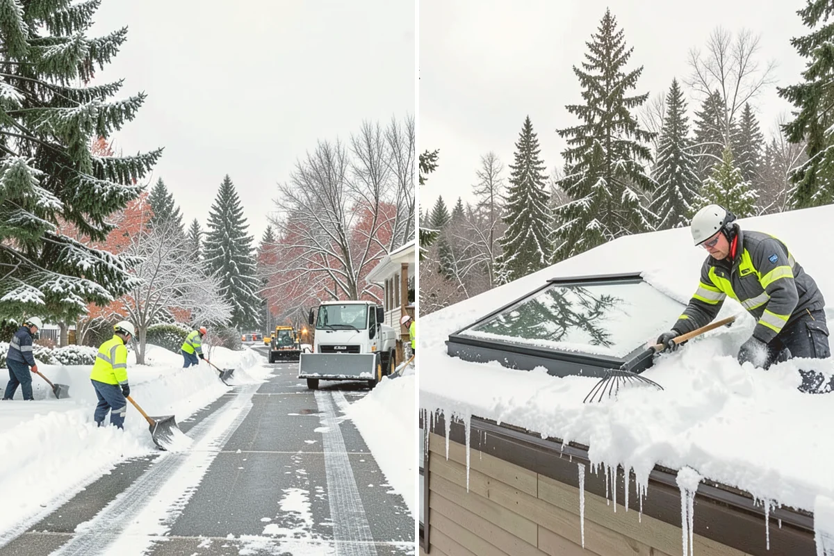 Snow Hauling in Fife, Pierce County, WA - Assess pile locations and total volume