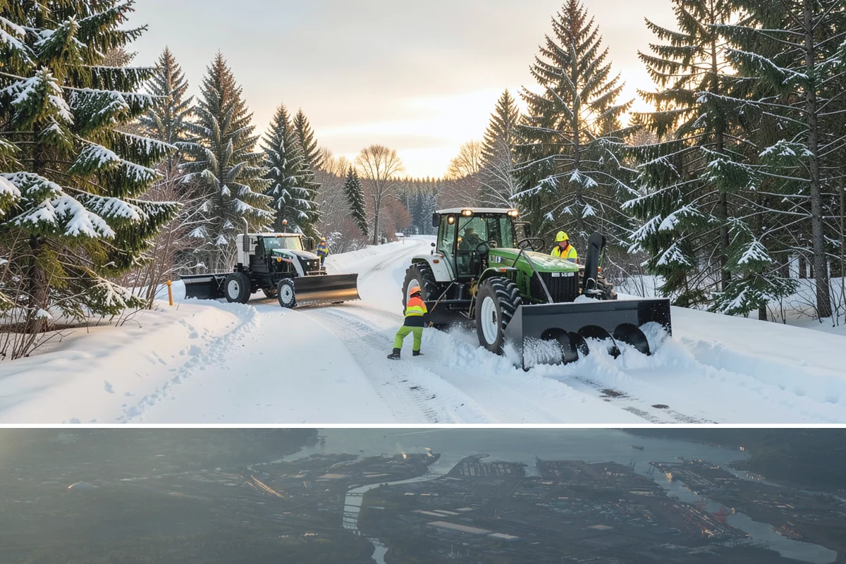 Snow Hauling in Fife, Pierce County, WA - Snow hauling becomes necessary mid-winter after several storms have filled a property's storage areas beyond capacity.