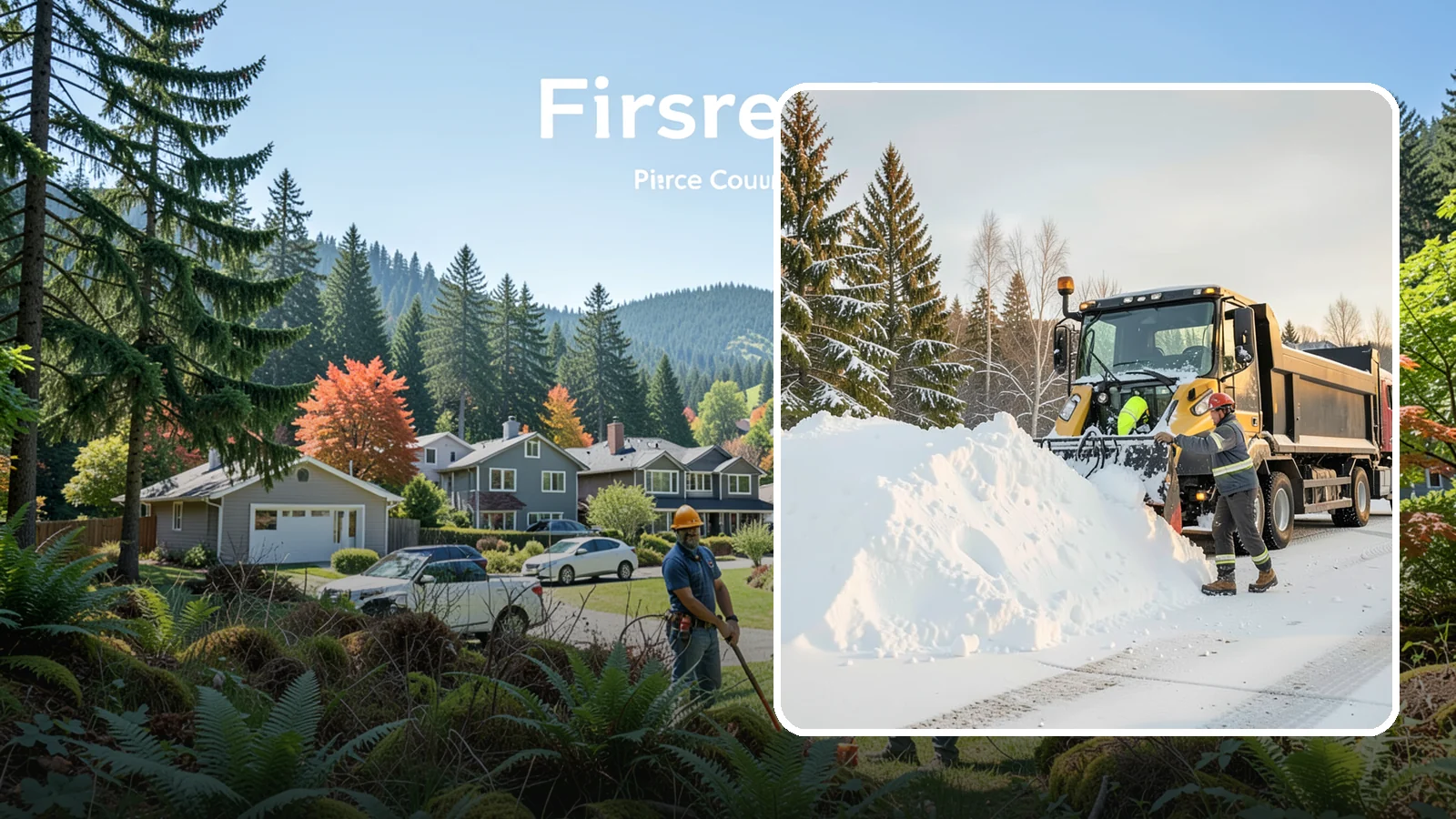 Snow Hauling in Fircrest, Pierce County, WA - We load and haul accumulated snow off your property when there is no room left to store it on site.