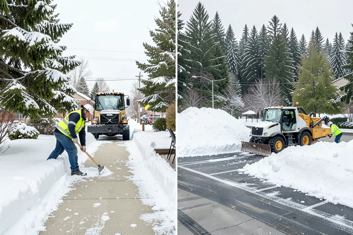 Snow Hauling in Fircrest, Pierce County, WA - Assess pile locations and total volume