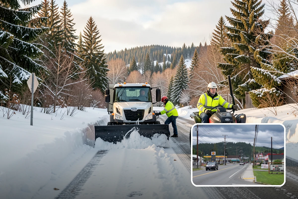 Snow Hauling in Granite Falls, Snohomish County, WA - Recovers parking and usable space lost to piles