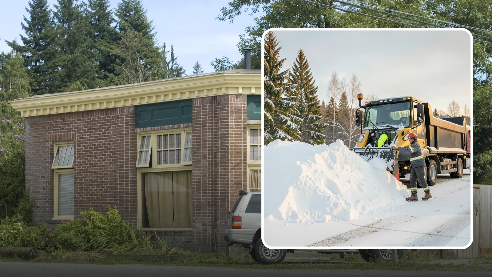 Snow Hauling in Hamilton, Skagit County, WA - We load and haul accumulated snow off your property when there is no room left to store it on site.