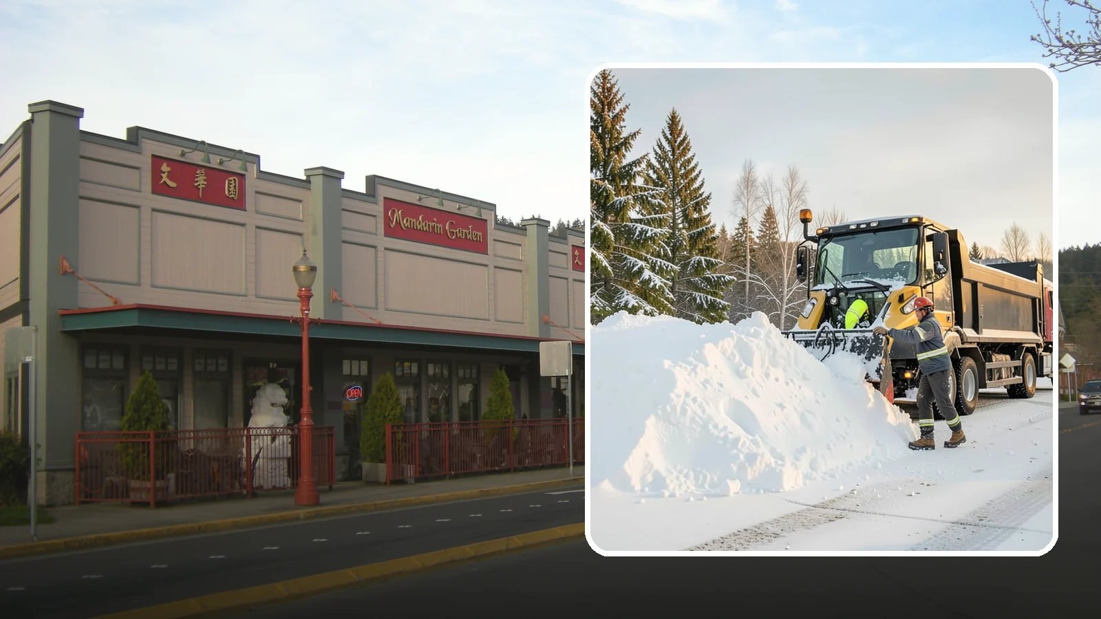 Snow Hauling in Issaquah, King County, WA - We load and haul accumulated snow off your property when there is no room left to store it on site.