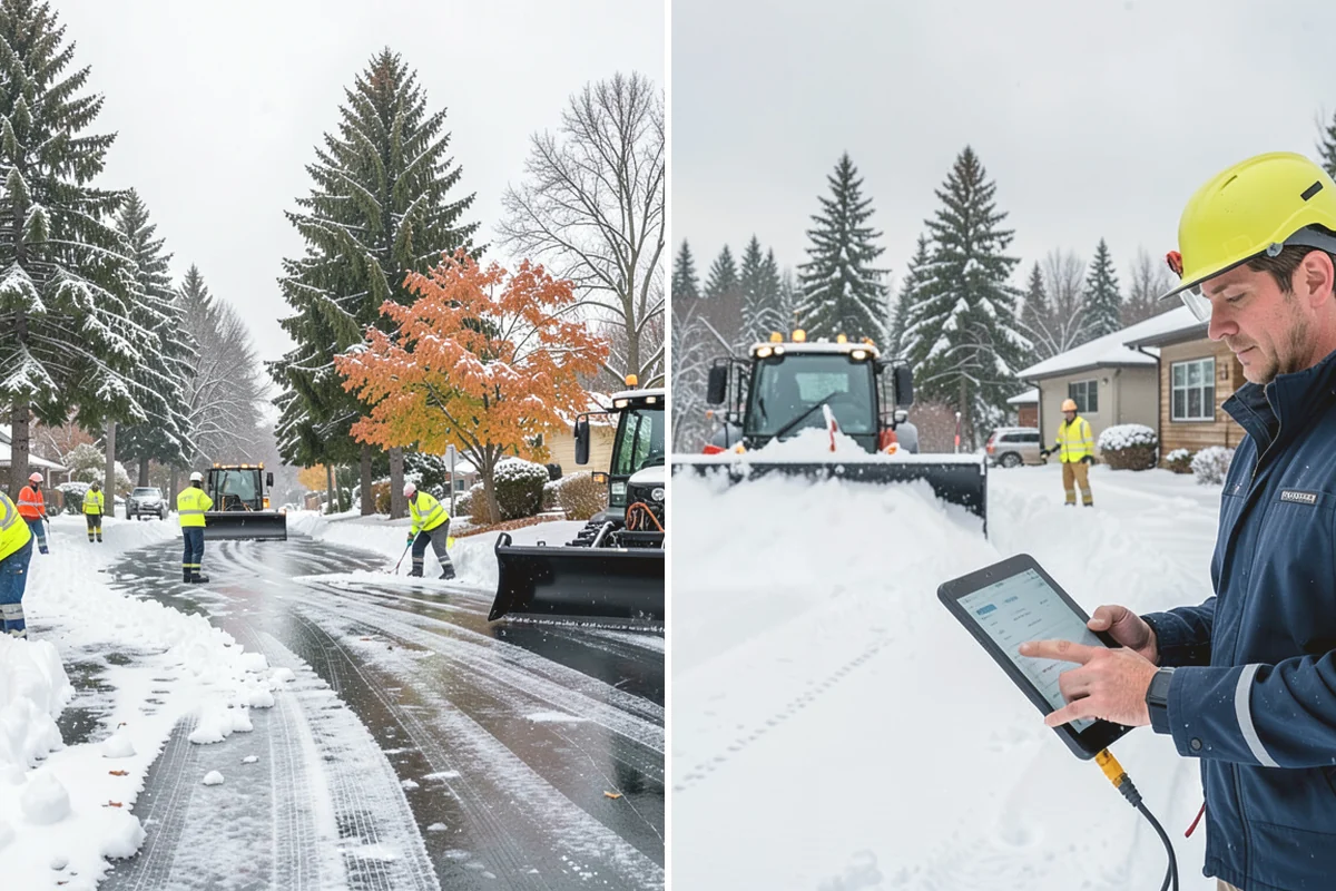 Snow Hauling in Issaquah, King County, WA - Assess pile locations and total volume