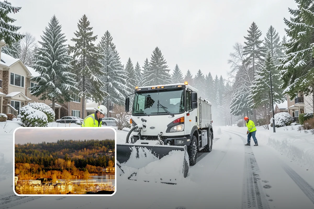 Snow Hauling in Kenmore, King County, WA - Recovers parking and usable space lost to piles