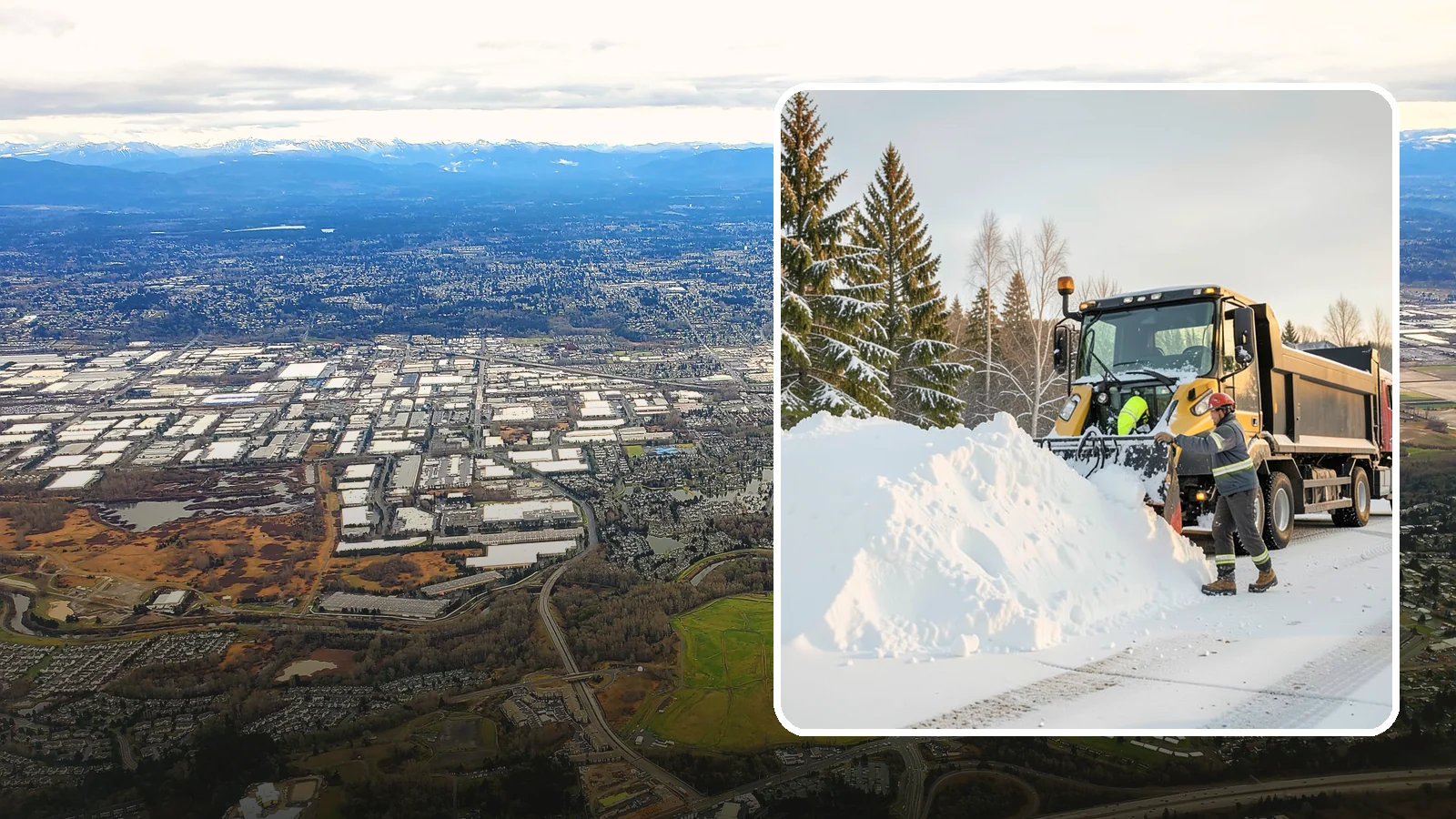 Snow Hauling in Kent, King County, WA - We load and haul accumulated snow off your property when there is no room left to store it on site.