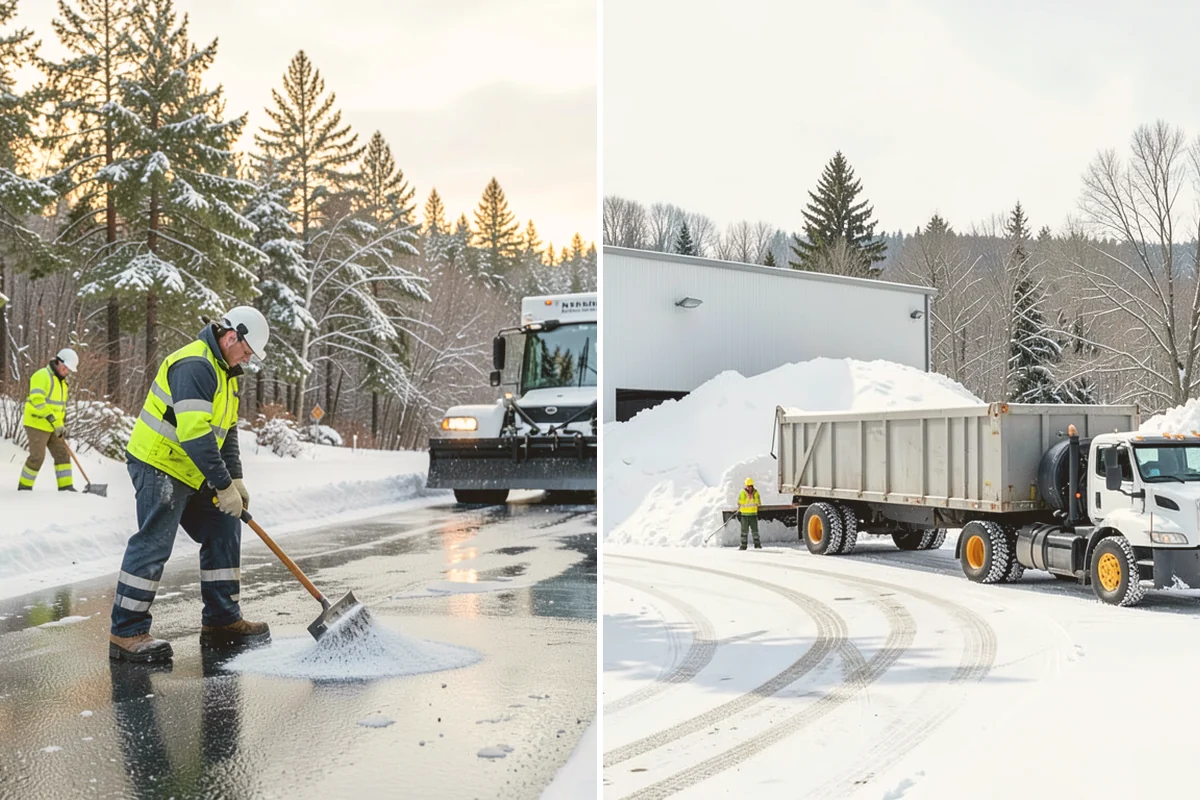 Snow Hauling in Kirkland, King County, WA - Assess pile locations and total volume