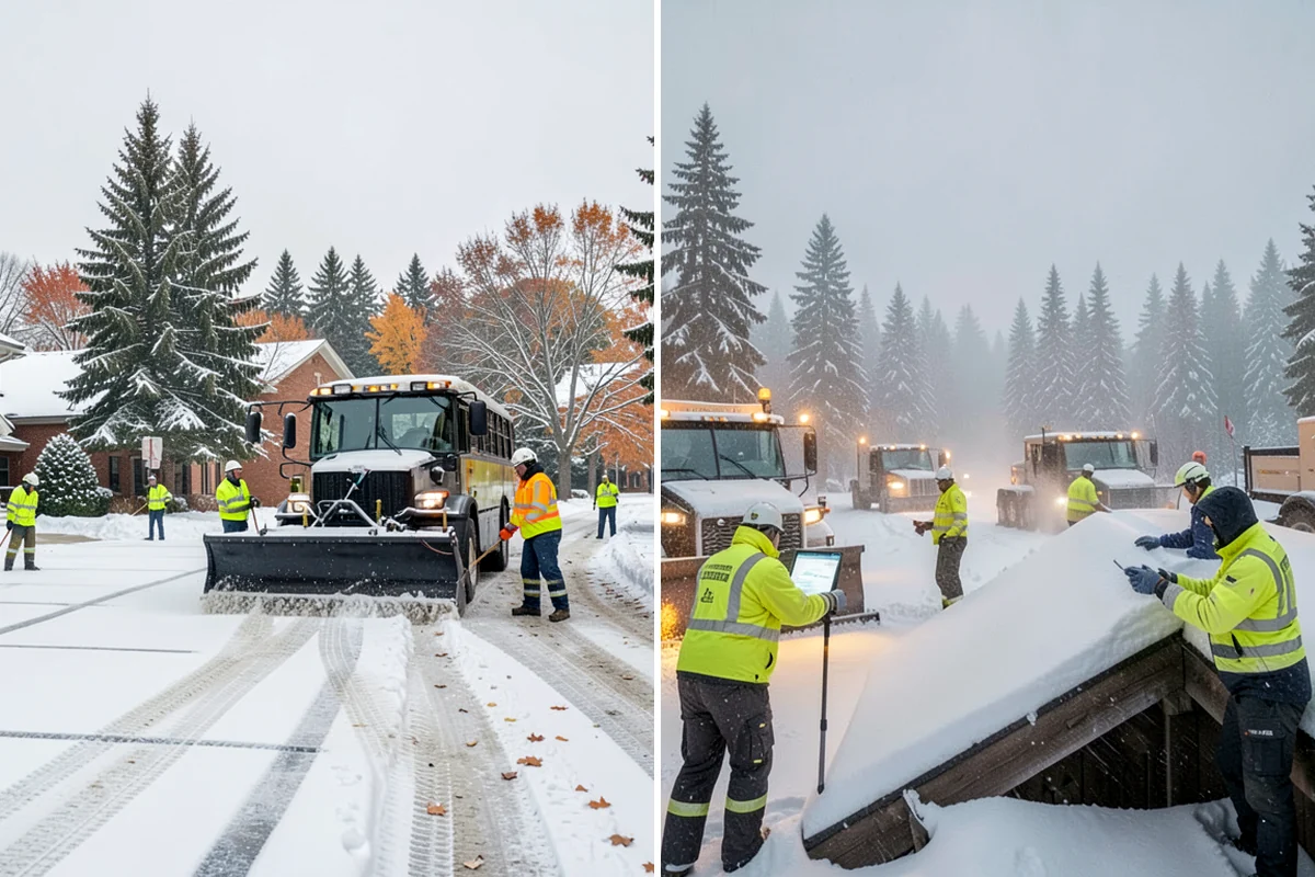 Snow Hauling in Lake Forest Park, King County, WA - Assess pile locations and total volume