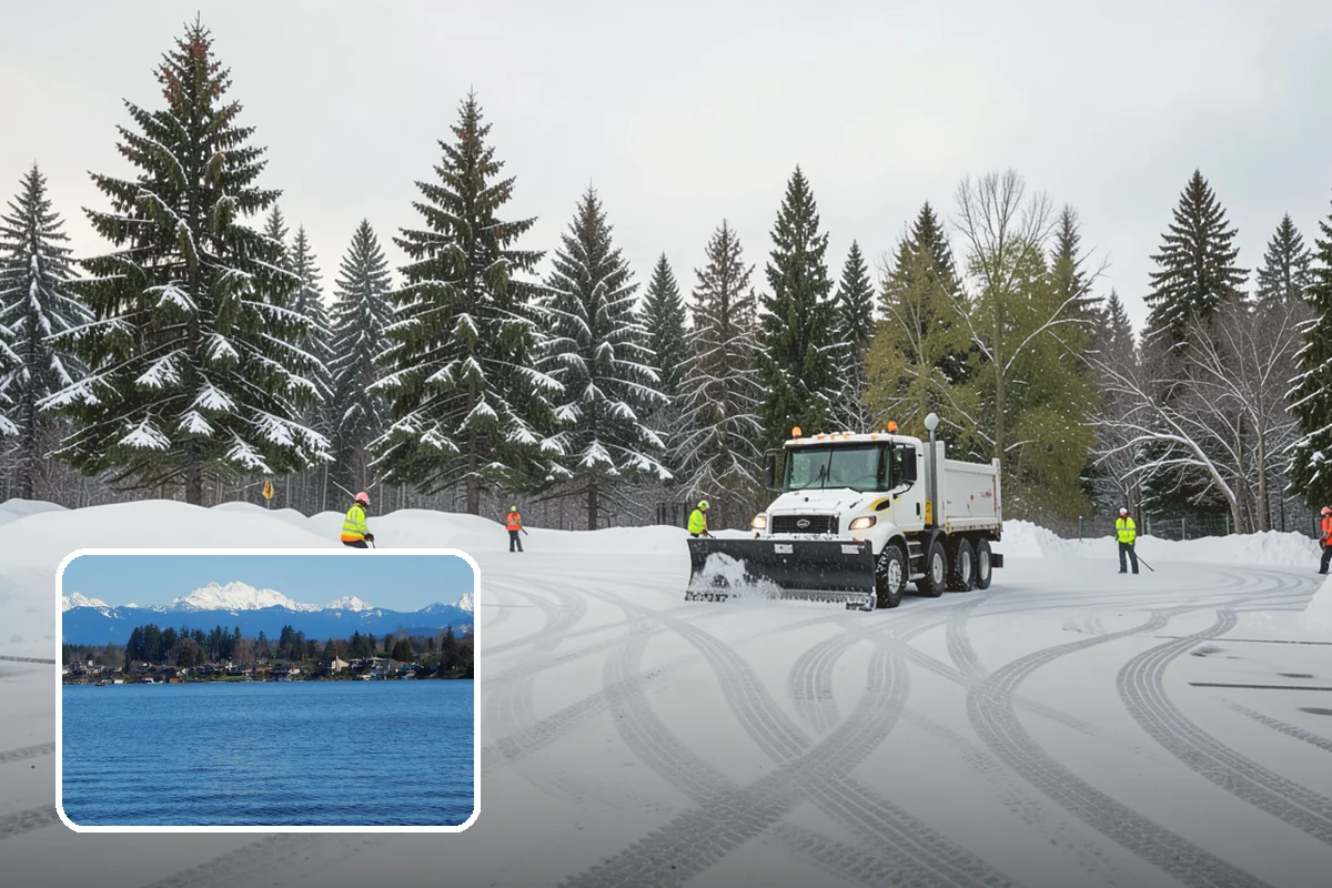 Snow Hauling in Lake Stevens, Snohomish County, WA - Recovers parking and usable space lost to piles