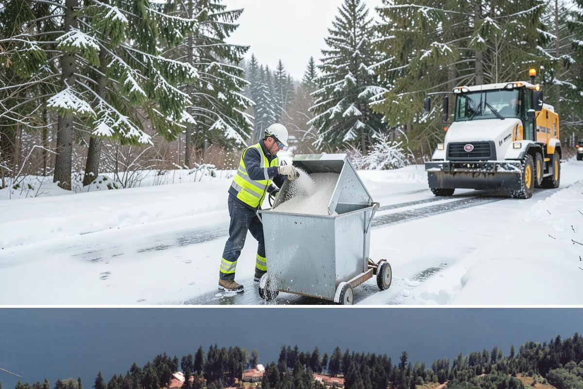 Snow Hauling in Lakewood, Pierce County, WA - Snow hauling becomes necessary mid-winter after several storms have filled a property's storage areas beyond capacity.