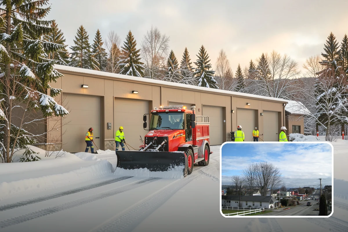 Snow Hauling in Langley, Island County, WA - Recovers parking and usable space lost to piles