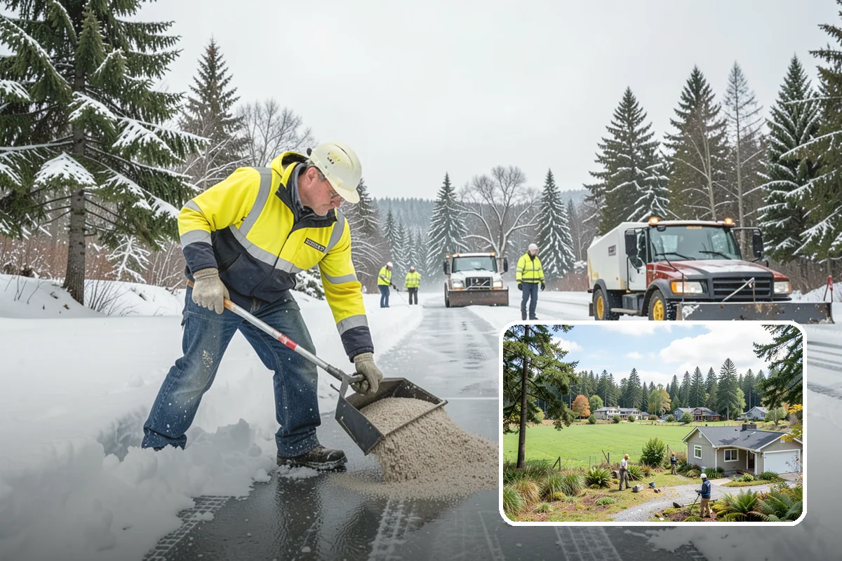 Snow Hauling in Lyman, Skagit County, WA - Recovers parking and usable space lost to piles