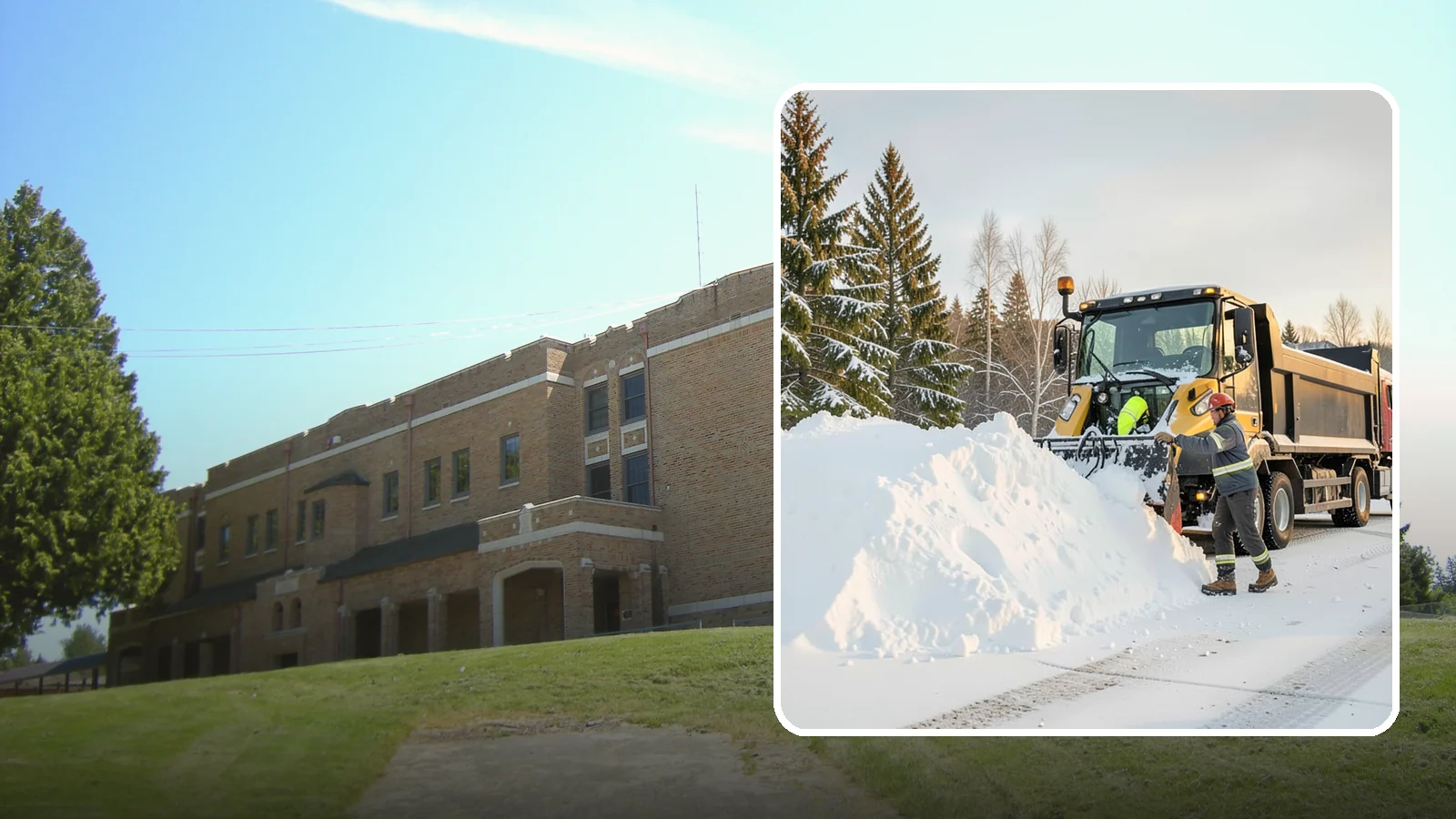 Snow Hauling in Maple Valley, King County, WA - We load and haul accumulated snow off your property when there is no room left to store it on site.