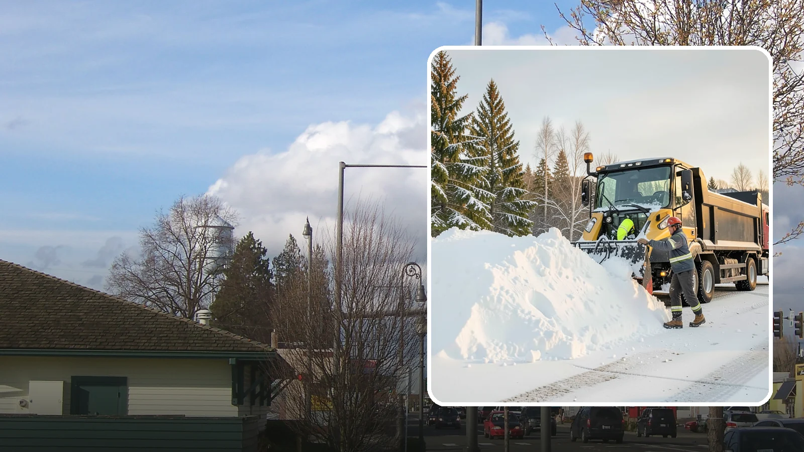 Snow Hauling in Marysville, Snohomish County, WA - We load and haul accumulated snow off your property when there is no room left to store it on site.