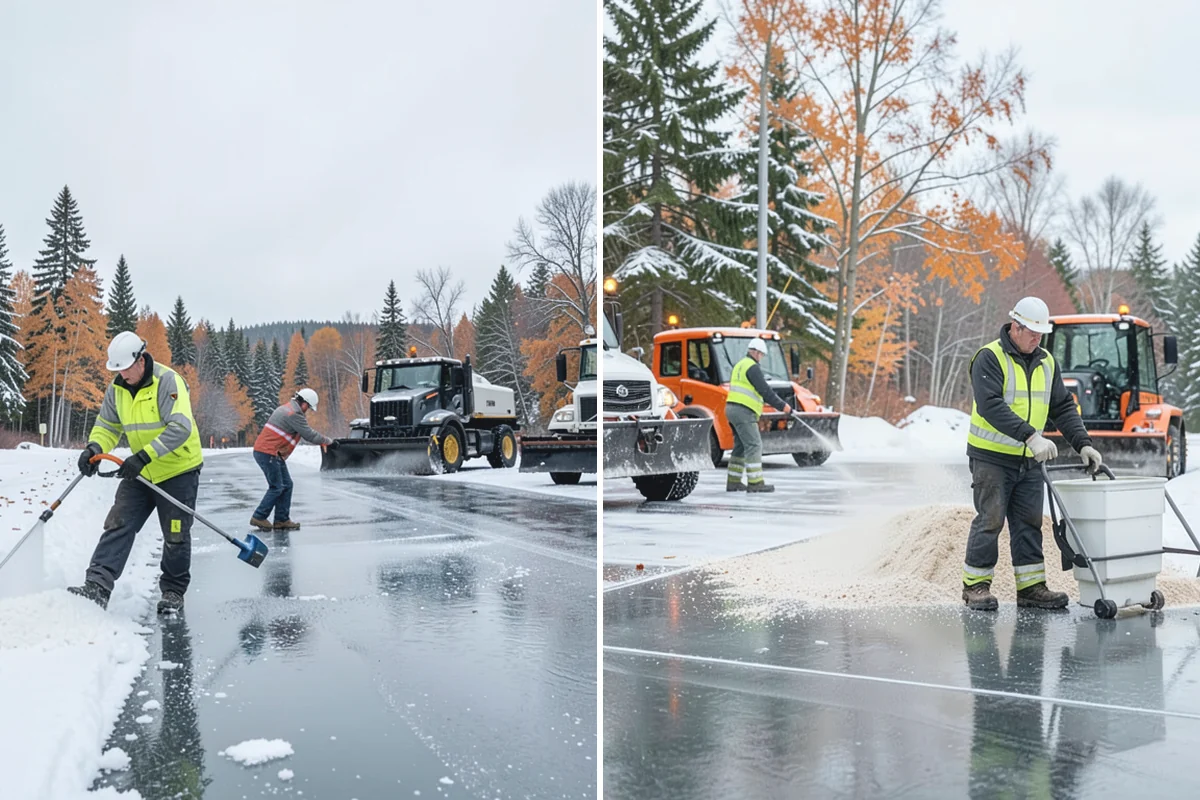 Snow Hauling in Marysville, Snohomish County, WA - Assess pile locations and total volume