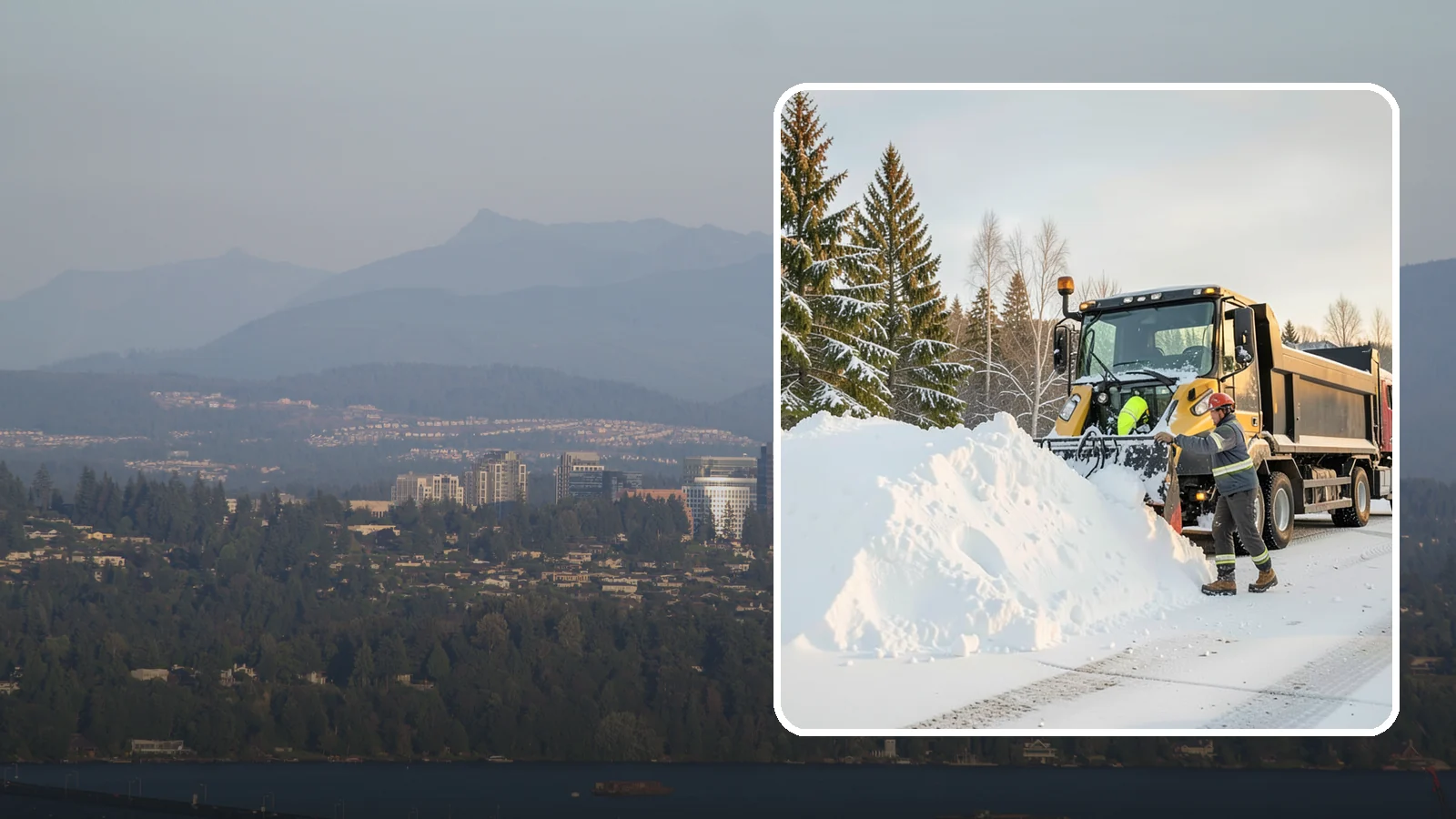 Snow Hauling in Medina, King County, WA - We load and haul accumulated snow off your property when there is no room left to store it on site.