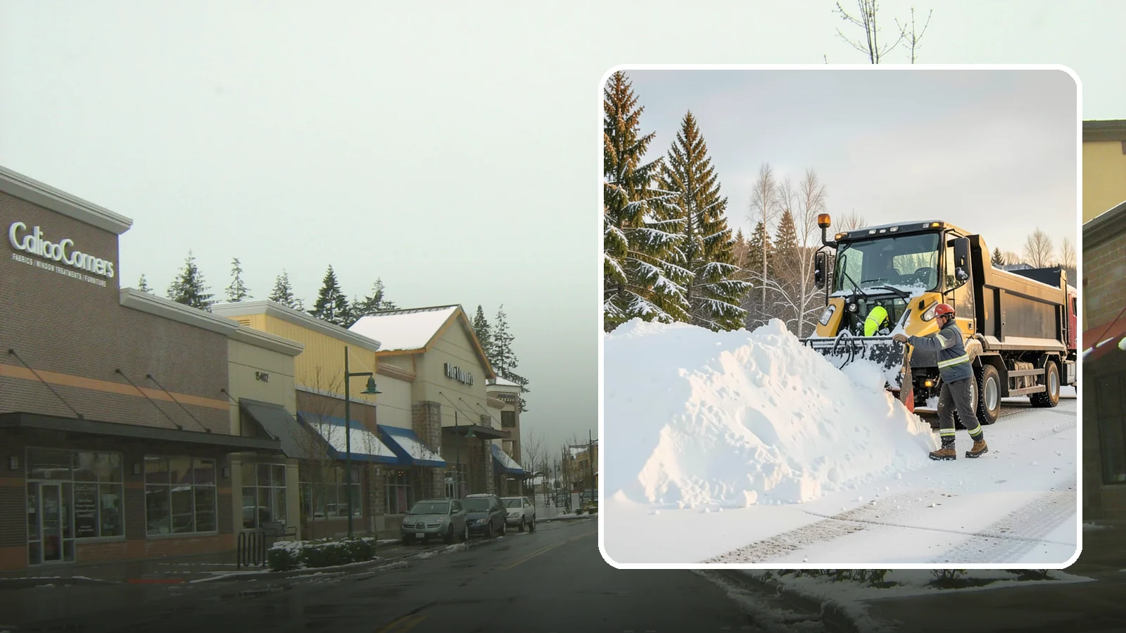 Snow Hauling in Mill Creek, Snohomish County, WA - We load and haul accumulated snow off your property when there is no room left to store it on site.