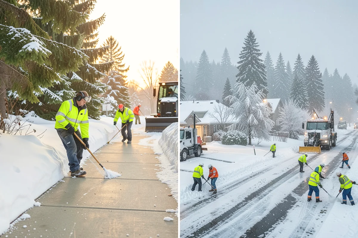 Snow Hauling in Mill Creek, Snohomish County, WA - Assess pile locations and total volume