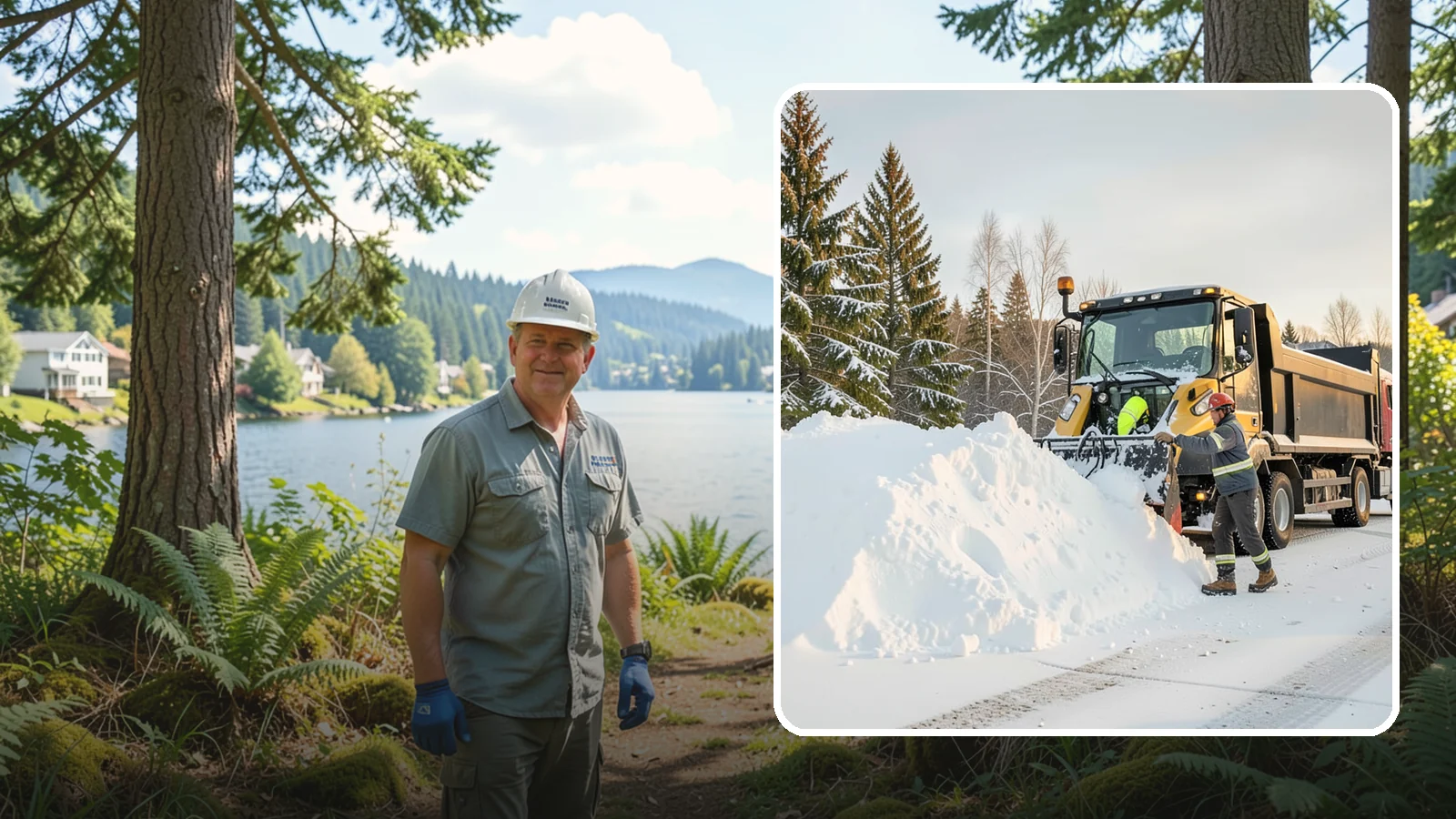 Snow Hauling in Milton, King County, WA - We load and haul accumulated snow off your property when there is no room left to store it on site.