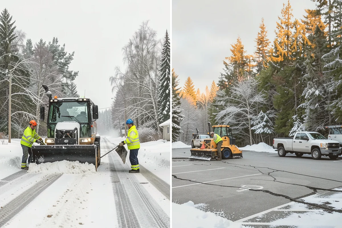 Snow Hauling in Milton, King County, WA - Assess pile locations and total volume