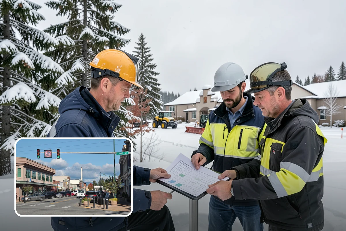 Snow Hauling in Monroe, Snohomish County, WA - Recovers parking and usable space lost to piles