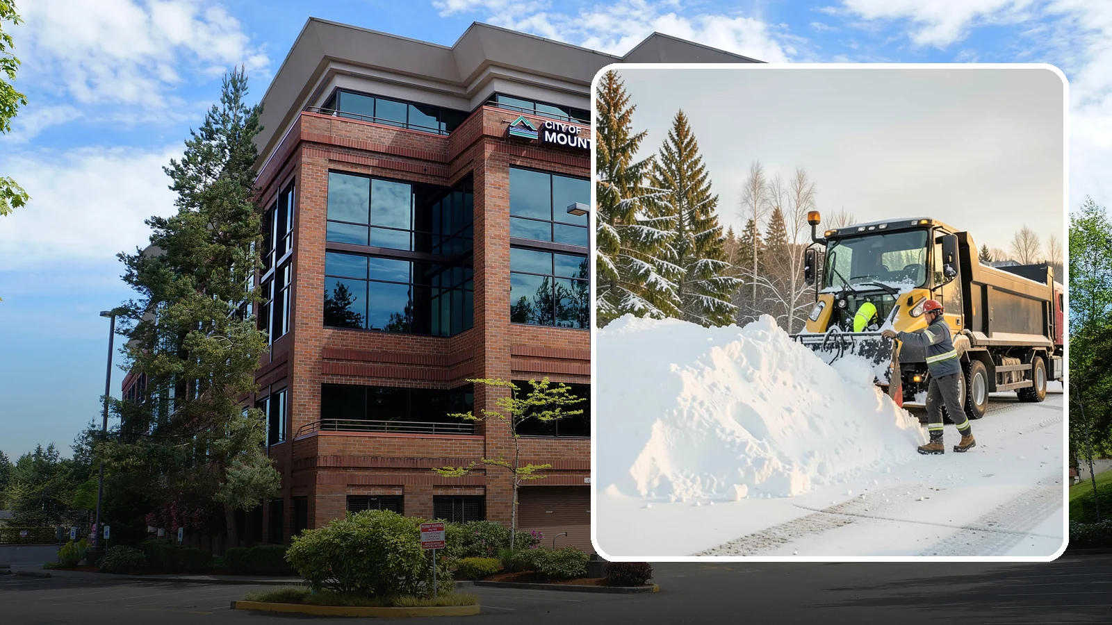 Snow Hauling in Mountlake Terrace, Snohomish County, WA - We load and haul accumulated snow off your property when there is no room left to store it on site.