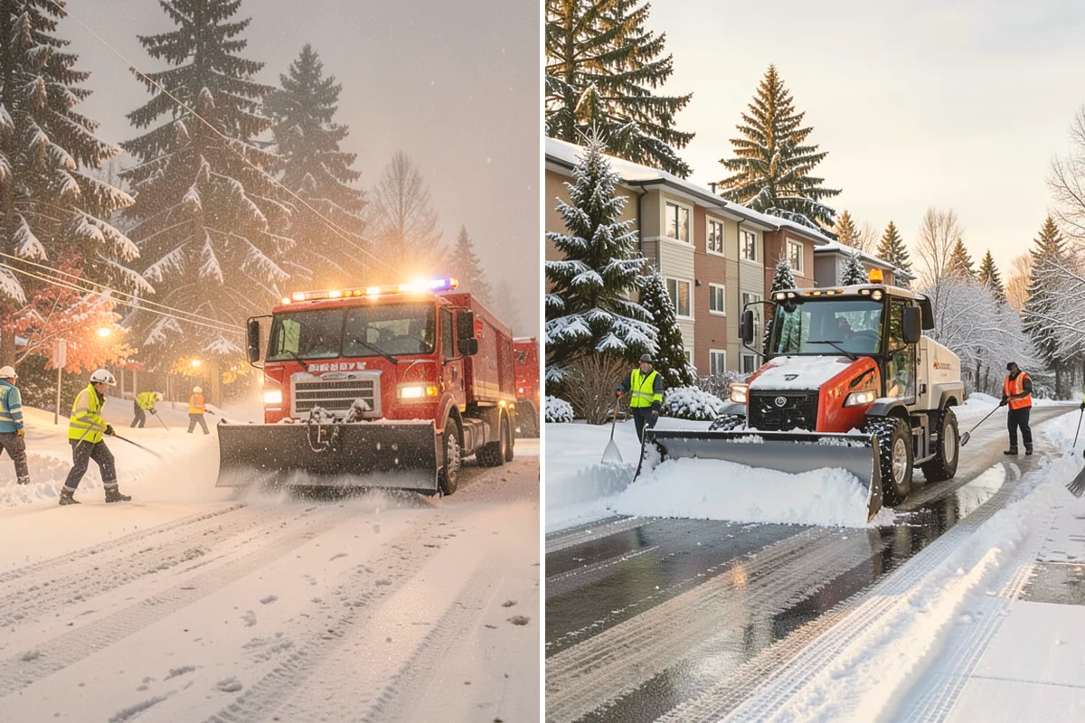 Snow Hauling in Newcastle, King County, WA - Assess pile locations and total volume