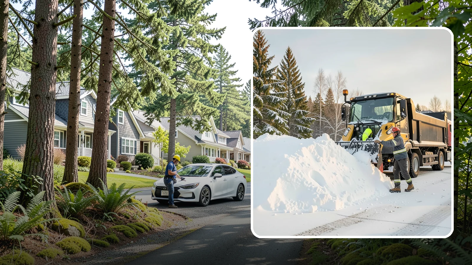 Snow Hauling in Normandy Park, King County, WA - We load and haul accumulated snow off your property when there is no room left to store it on site.