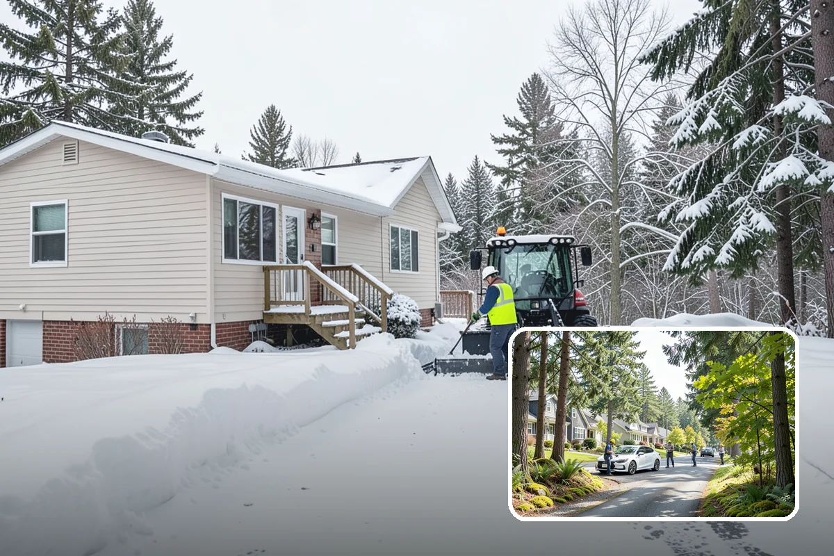 Snow Hauling in Normandy Park, King County, WA - Recovers parking and usable space lost to piles
