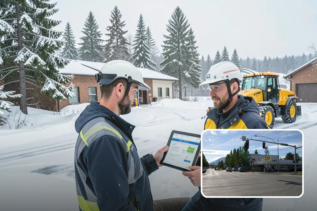 Snow Hauling in North Bend, King County, WA - Recovers parking and usable space lost to piles