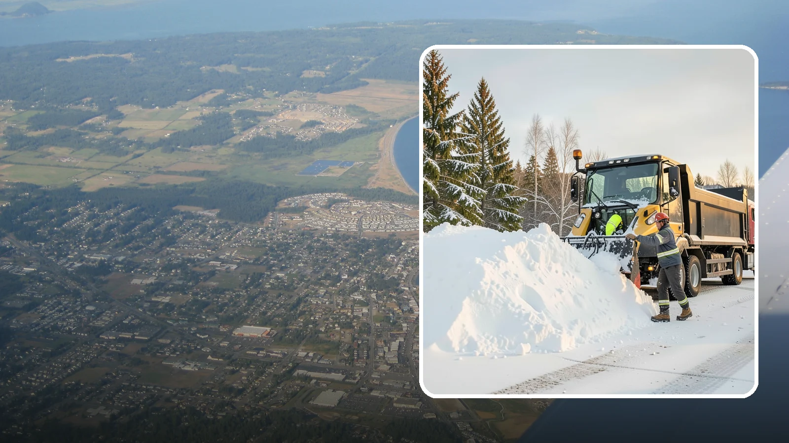 Snow Hauling in Oak Harbor, Island County, WA - We load and haul accumulated snow off your property when there is no room left to store it on site.