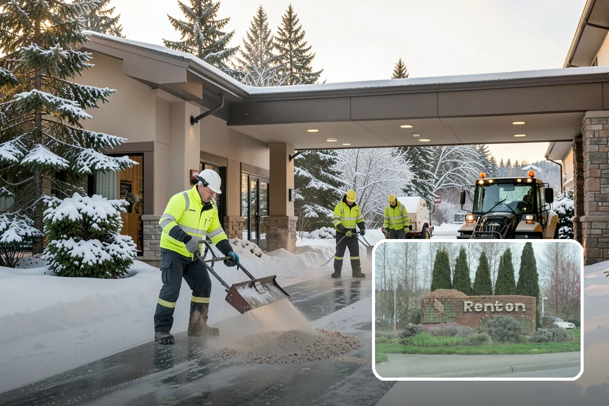 Snow Hauling in Renton, King County, WA - Recovers parking and usable space lost to piles