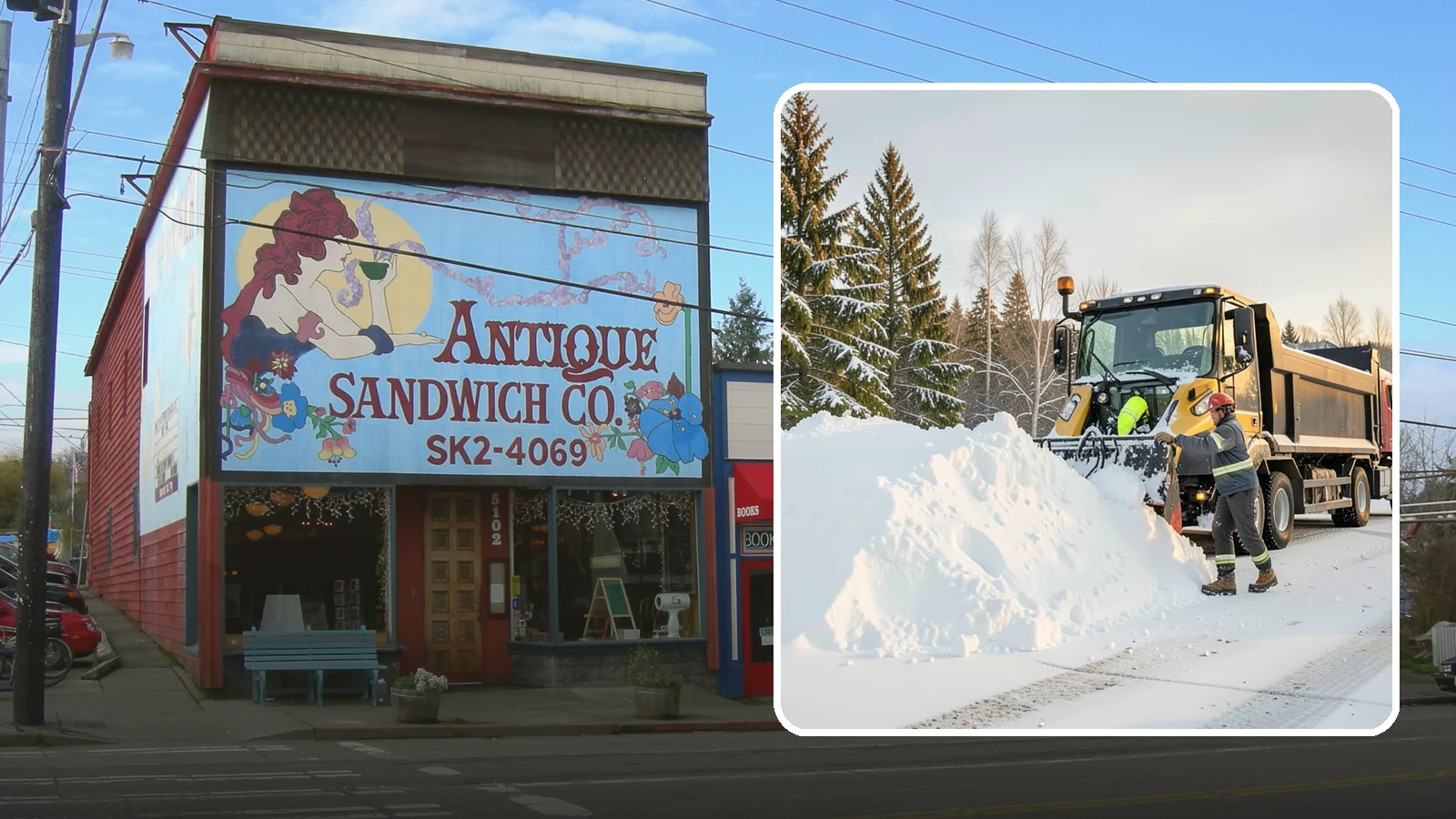 Snow Hauling in Ruston, Pierce County, WA - We load and haul accumulated snow off your property when there is no room left to store it on site.