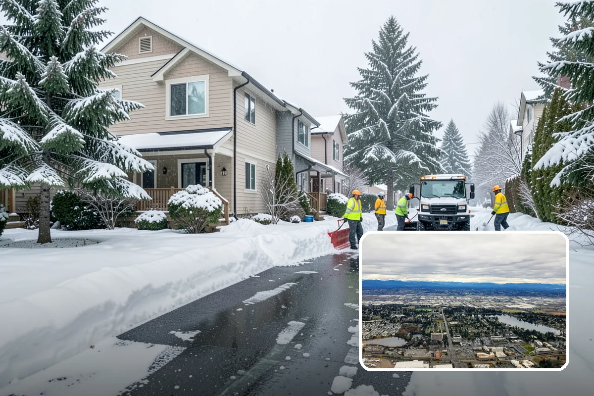 Snow Hauling in SeaTac, King County, WA - Recovers parking and usable space lost to piles