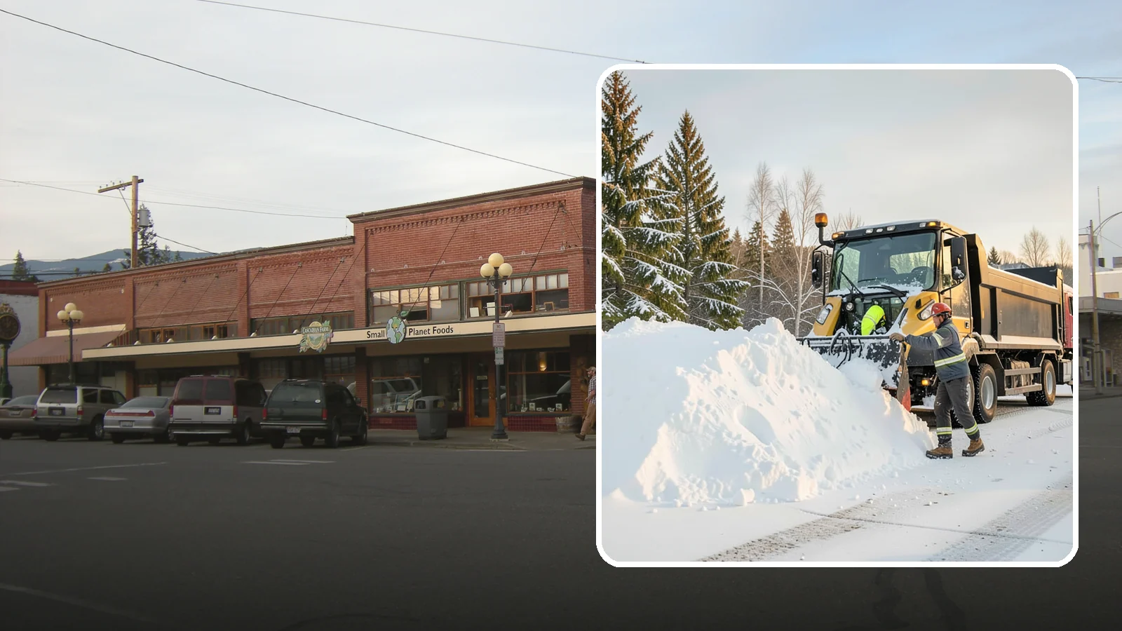 Snow Hauling in Sedro-Woolley, Skagit County, WA - We load and haul accumulated snow off your property when there is no room left to store it on site.
