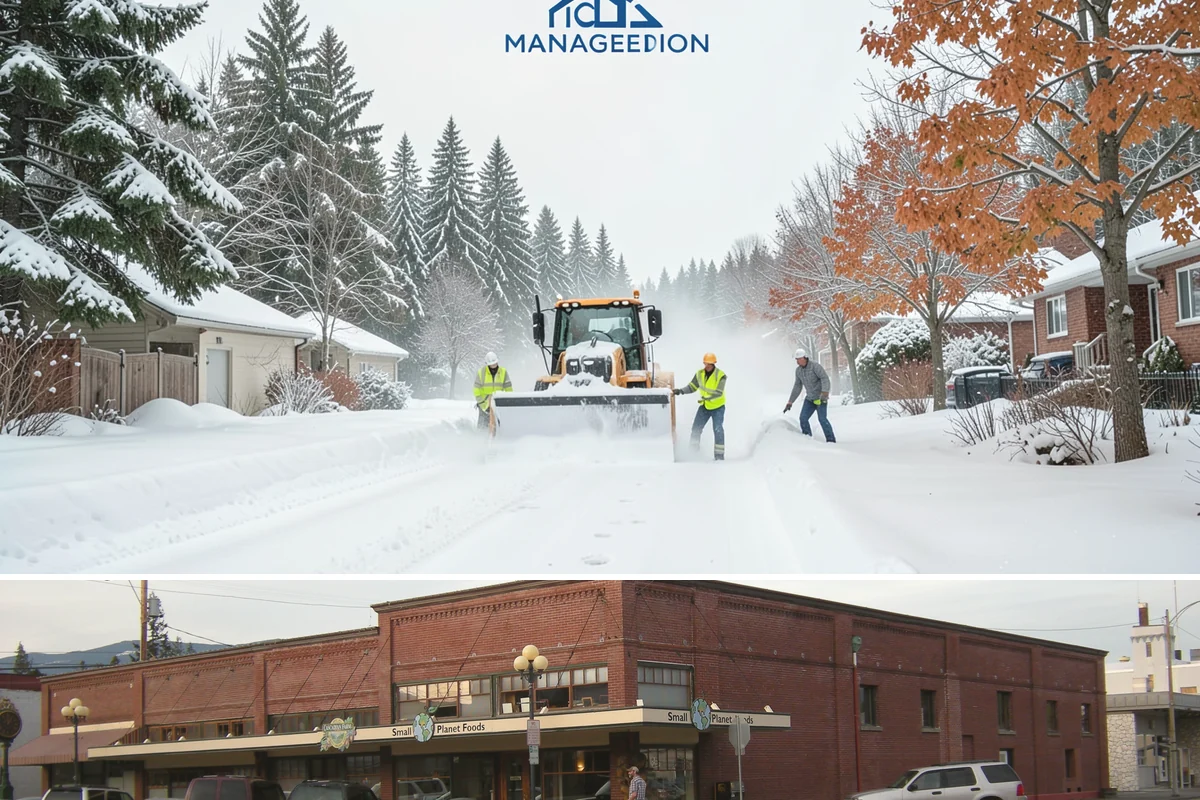 Snow Hauling in Sedro-Woolley, Skagit County, WA - Snow hauling becomes necessary mid-winter after several storms have filled a property's storage areas beyond capacity.