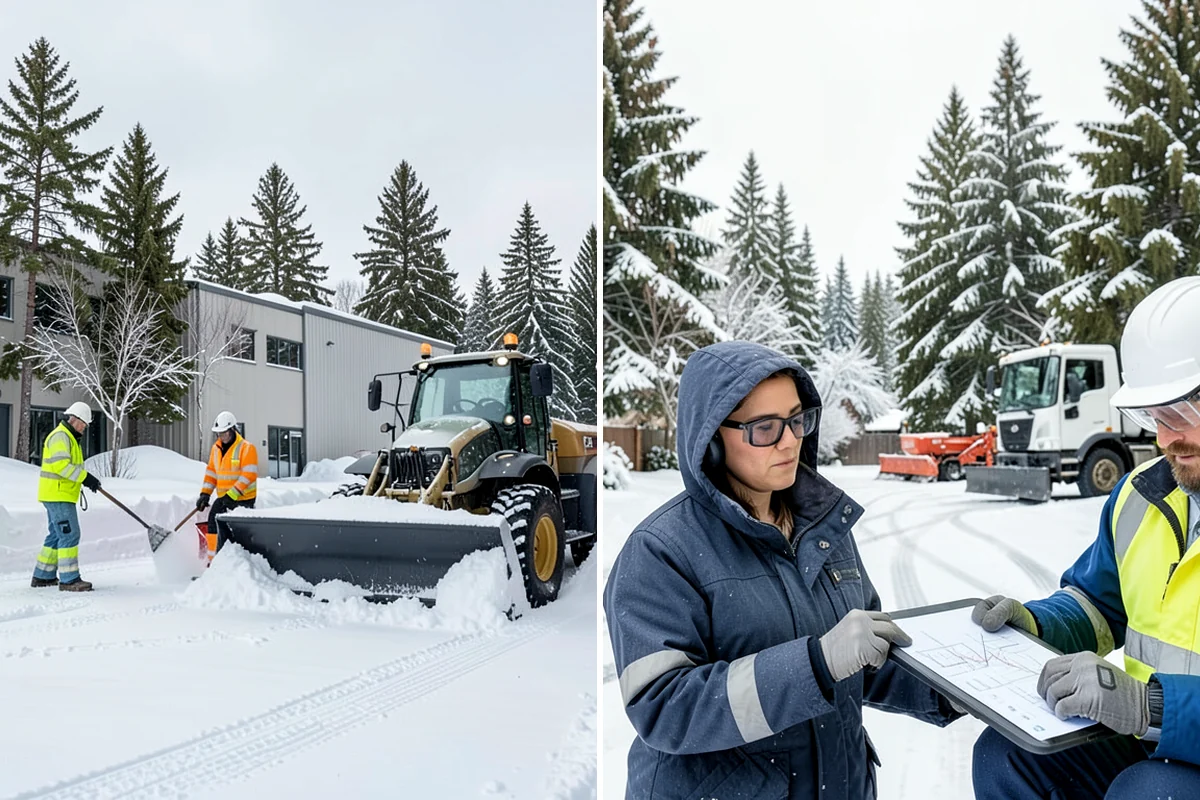 Snow Hauling in Shoreline, King County, WA - Assess pile locations and total volume