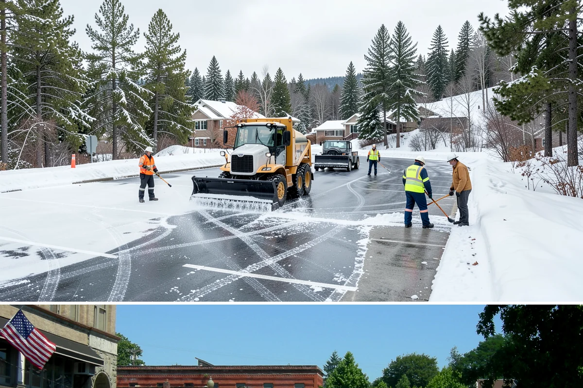 Snow Hauling in Snohomish, Snohomish County, WA - Snow hauling becomes necessary mid-winter after several storms have filled a property's storage areas beyond capacity.