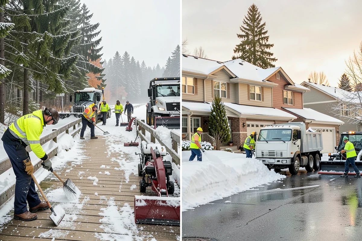Snow Hauling in Snoqualmie, King County, WA - Assess pile locations and total volume