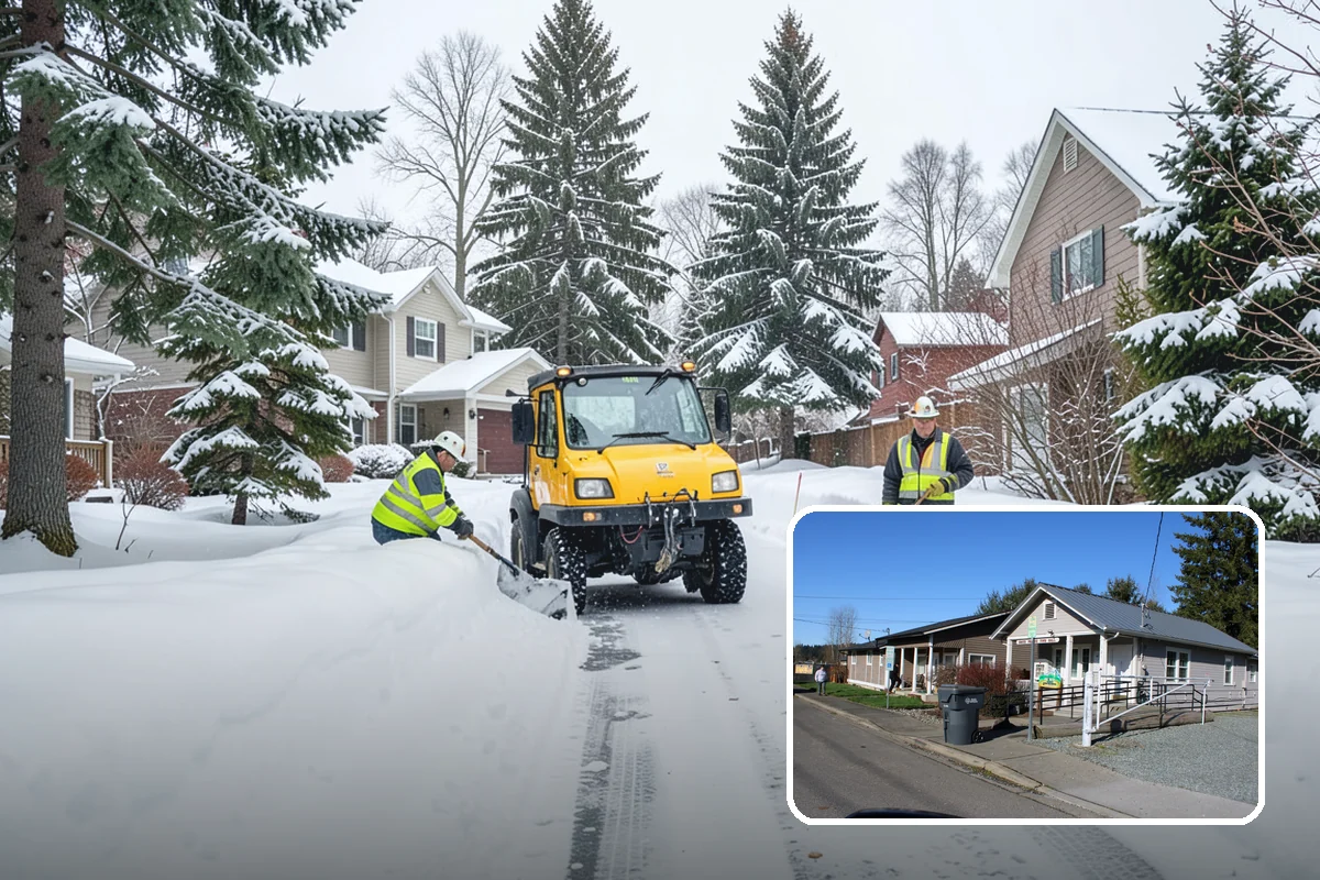 Snow Hauling in South Prairie, Pierce County, WA - Recovers parking and usable space lost to piles
