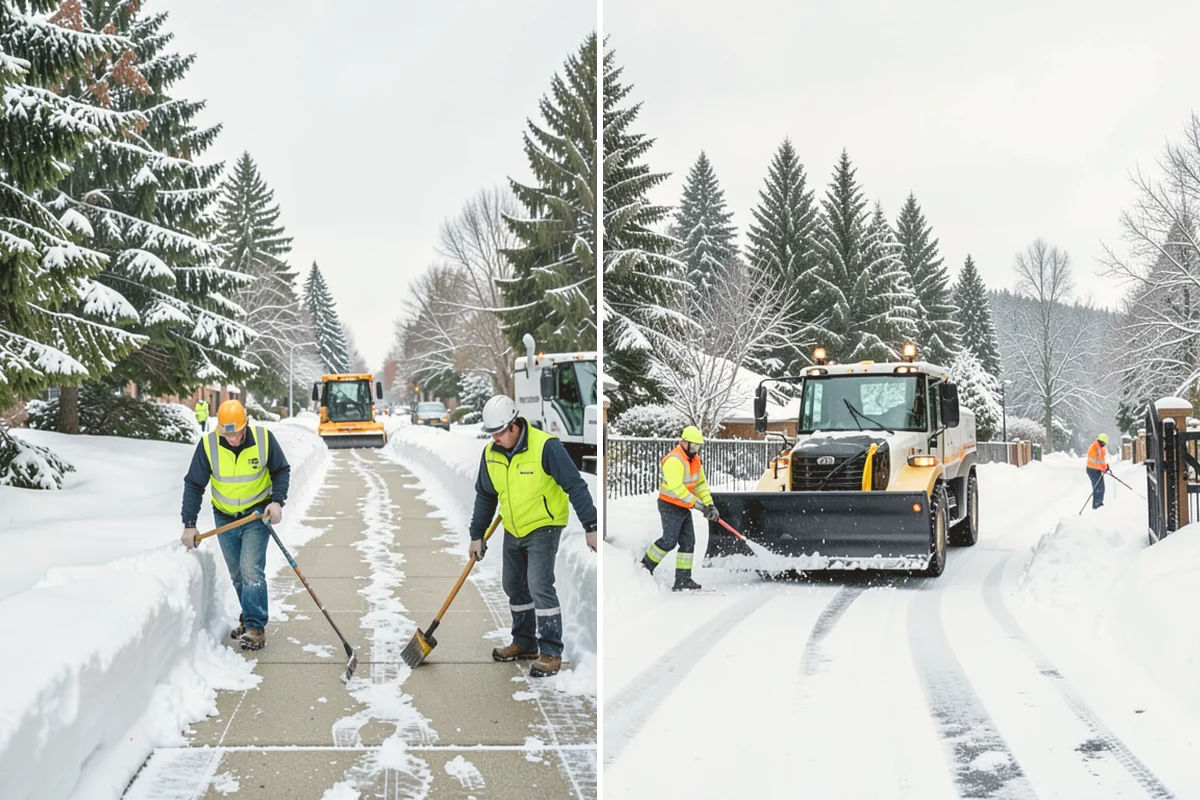 Snow Hauling in Stanwood, Snohomish County, WA - Assess pile locations and total volume