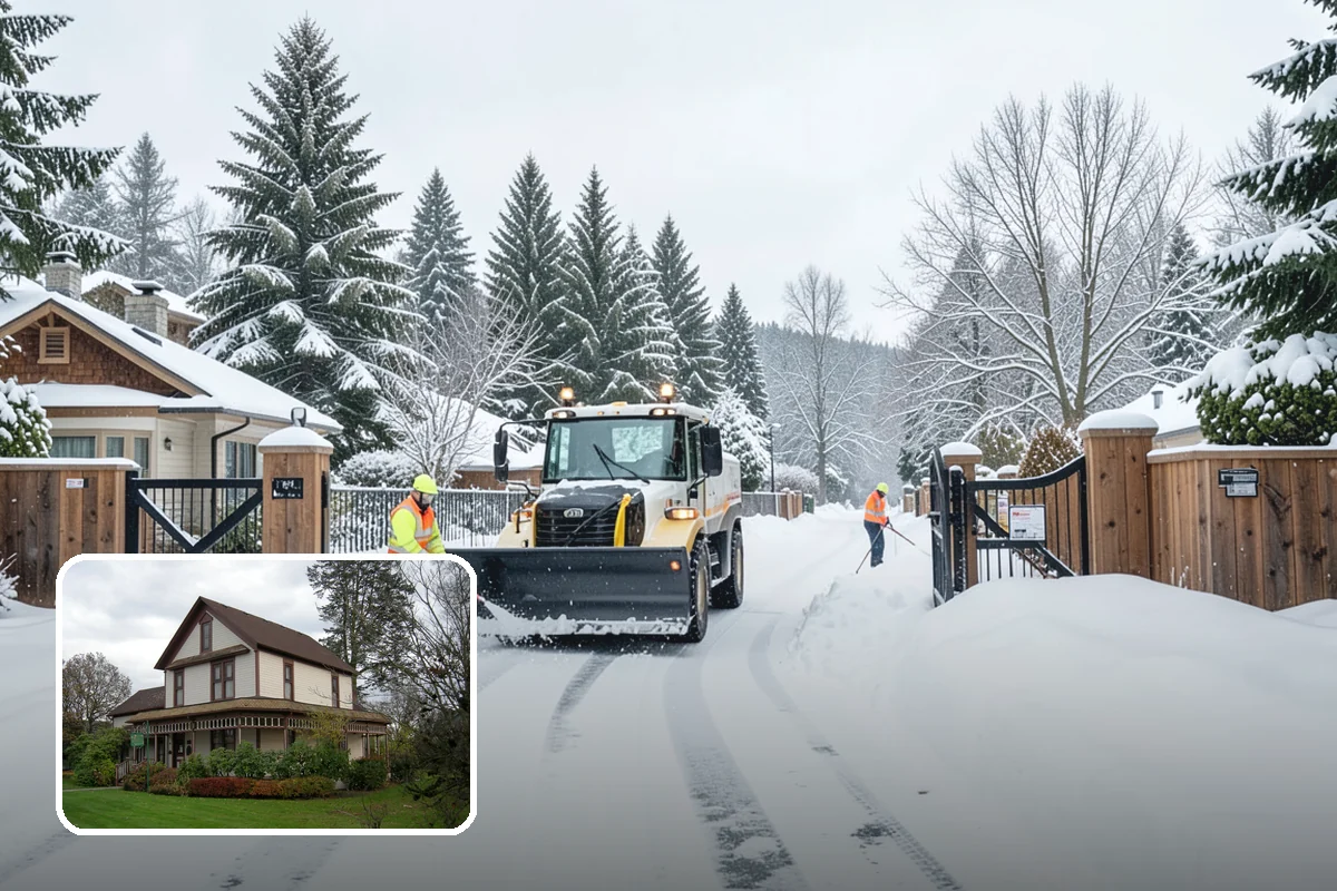 Snow Hauling in Sumner, Pierce County, WA - Recovers parking and usable space lost to piles