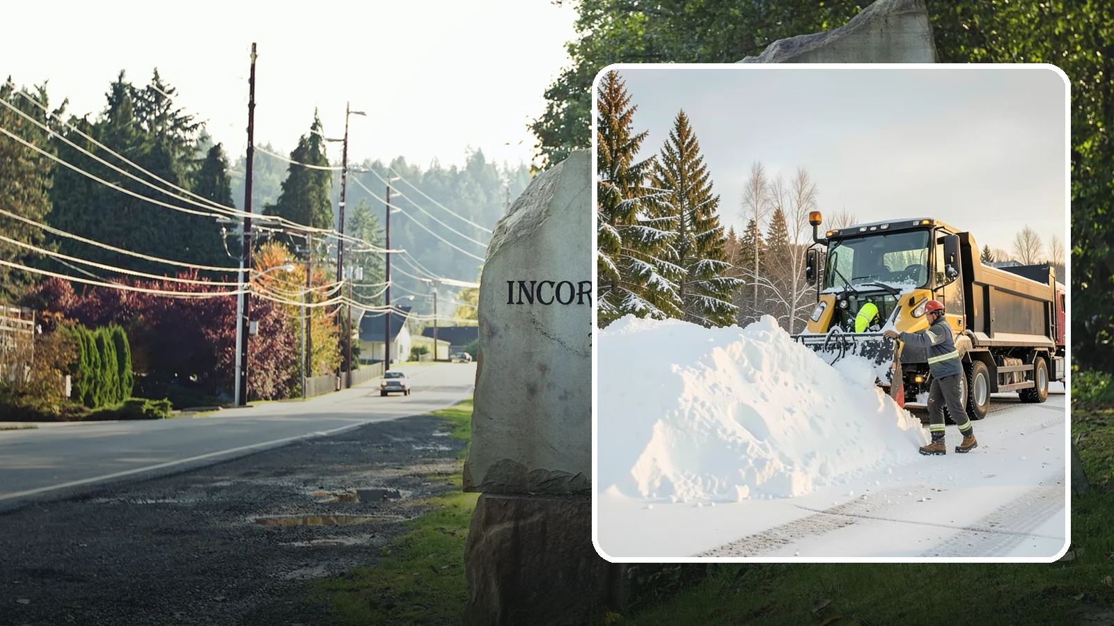 Snow Hauling in Wilkeson, Pierce County, WA - We load and haul accumulated snow off your property when there is no room left to store it on site.