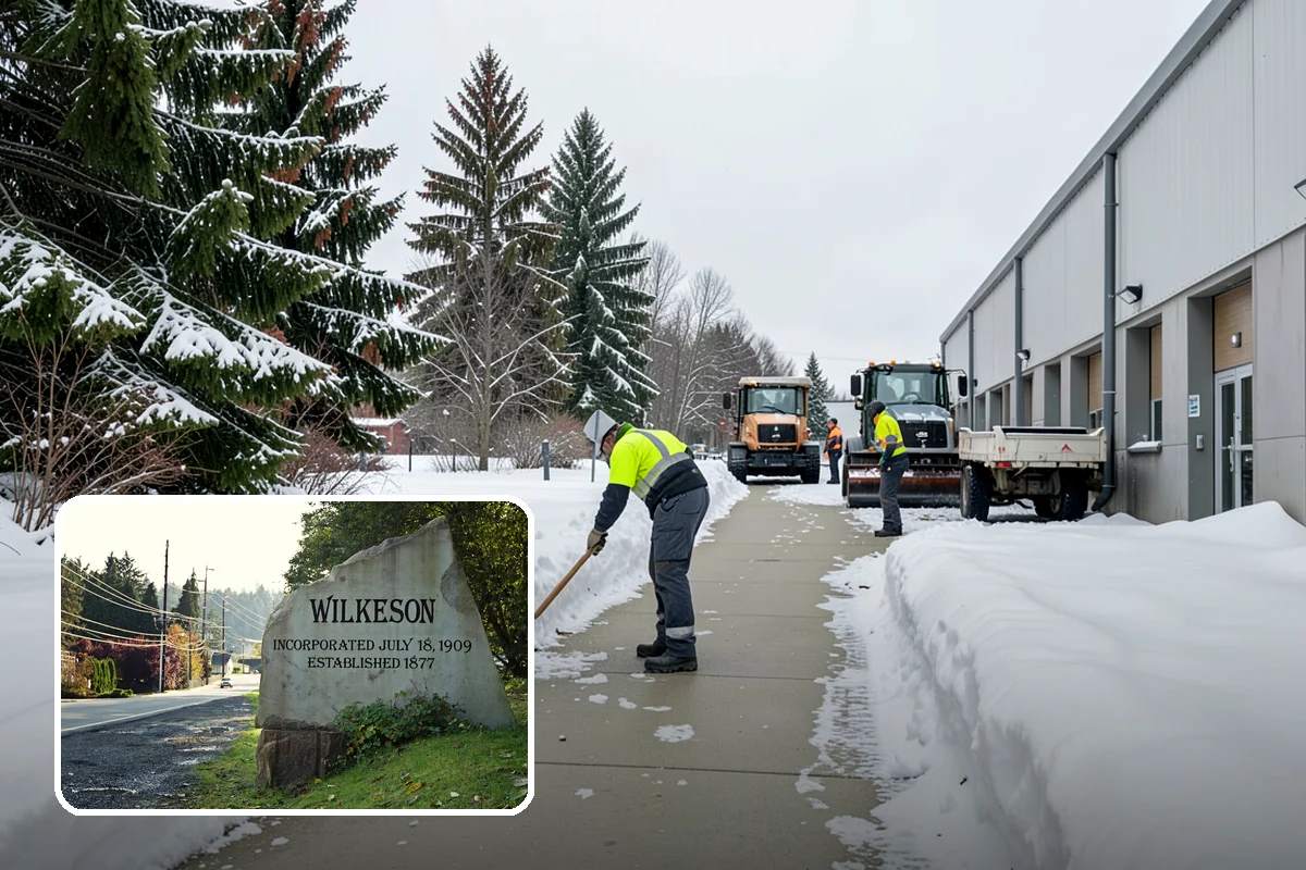 Snow Hauling in Wilkeson, Pierce County, WA - Recovers parking and usable space lost to piles